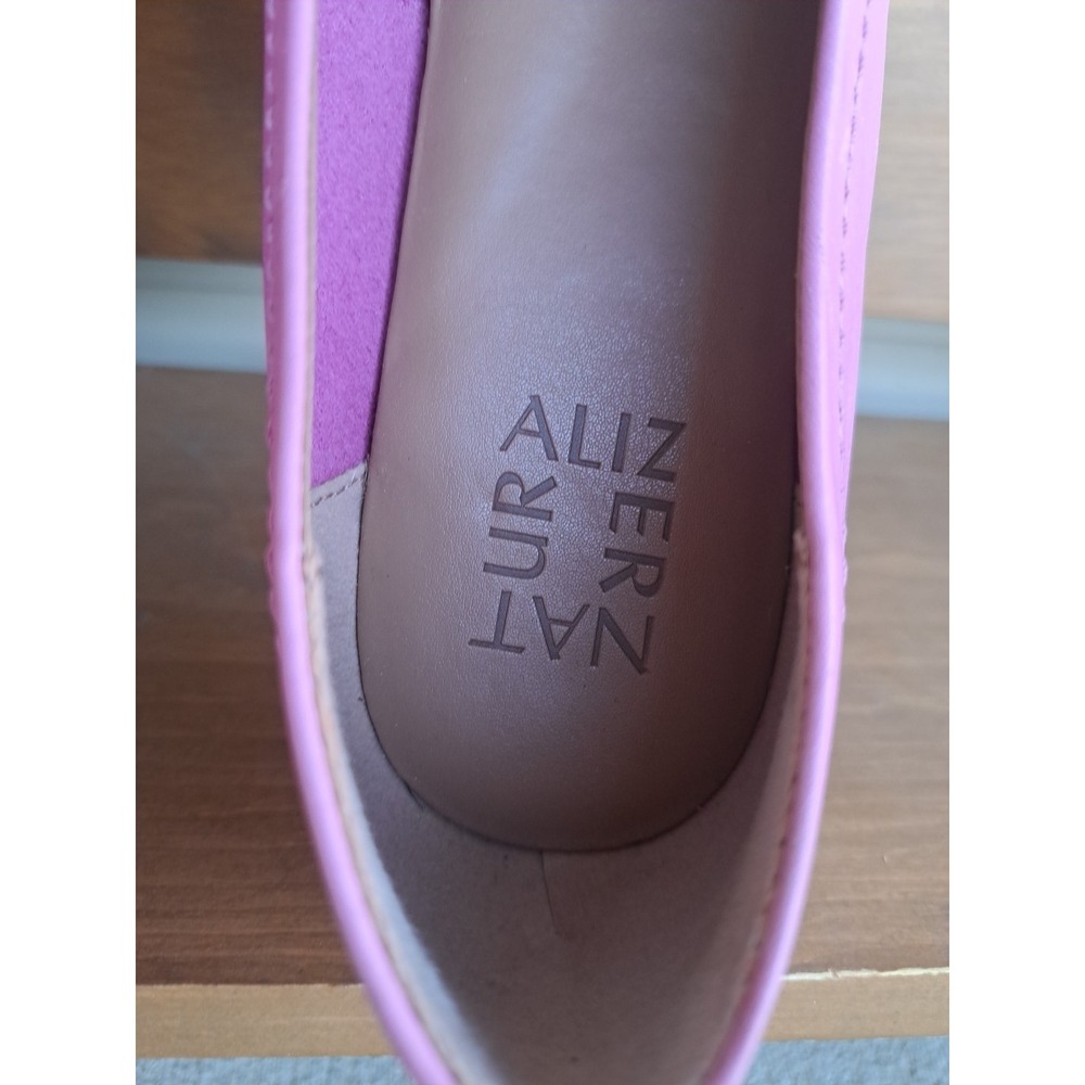 Naturalizer Women's Sawyer Loafers Rose Pink Slip-On Leather Comfort Shoes 9.5 M - Picture 5 of 16